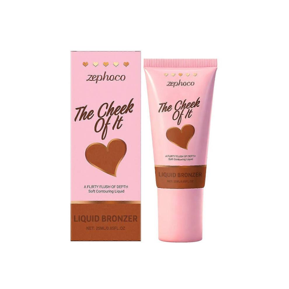 (bronze) Zephoco Black Three-Dimensional Contouring Liquid Provides A Natural Shadow And Three-Dimensional Makeup Effect For Daily Facial Makeup