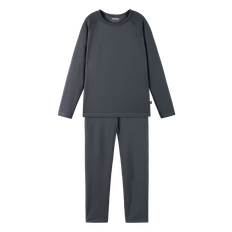 Reima Lampo Termisk Basislag-sæt Soft Black  Soft black-130 cm  Sort  130 cm  Unisex