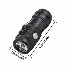 Mini LED Lommelygte med Magnet & USB-C – Kompakt og Genopladelig