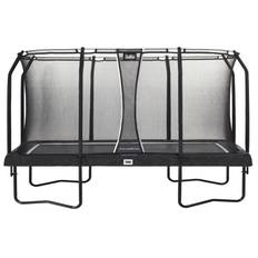 Salta Premium Edition rektangulär 396x244 cm inkl. skyddsnät Svart