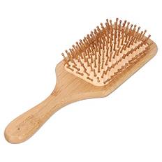 Hårborste - Bambu Hårborste Kam Hårbotten Massage Borste Hårskyddande Hårborste Massage Kamm Hårbotten Rengöringsborste Hårbotten Exfoliator Massager Hårtvätt Kam Hårbotten Scrubber Verktyg