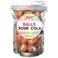 Frystorkade Kastanjer Sour Cola 80g
