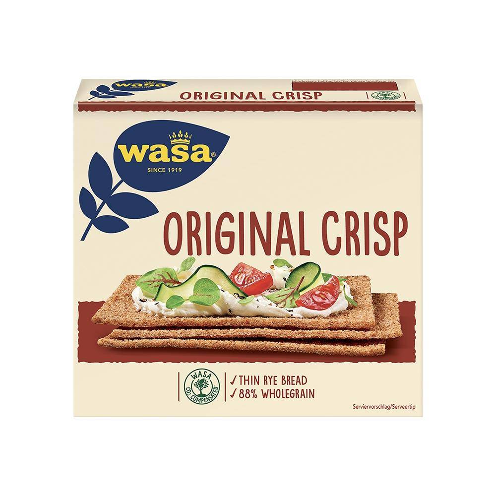 Wasa Fullkorn Original Tunna Knäckebröd 200G