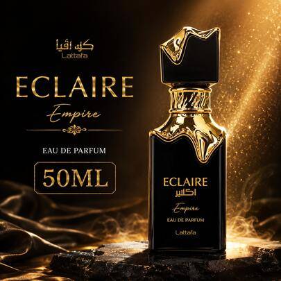 Lattafa Eclaire Empire parfym 50 ml, elegant doft för kvinnor, långvarig Eau de Parfum