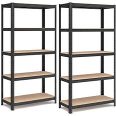 Shelving Black 90x40x180cm