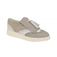 Geox Respira Thymar C Halbschuhe in hellgrau Loafers