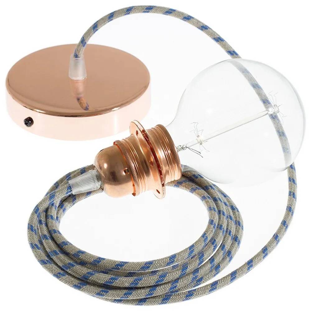 Creative Cables Rd55 Stripes Diy 1 M Hængende Lampe Pendel Til Lampeskærm