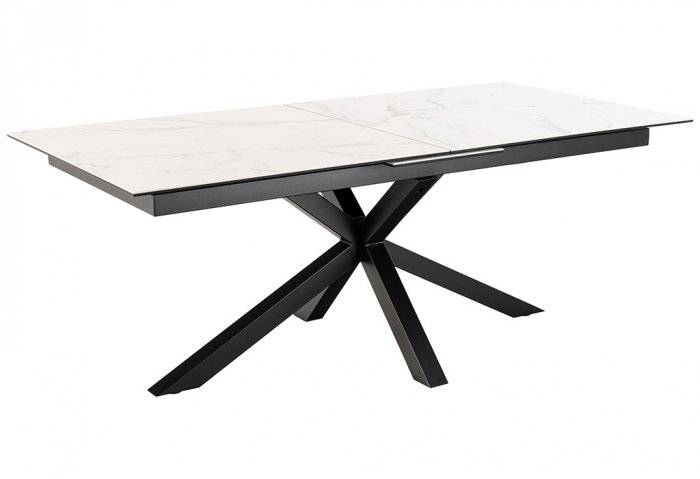 Urban Fusion Collection - Verdun Matbord 100x200/240 cm Vit Keramik