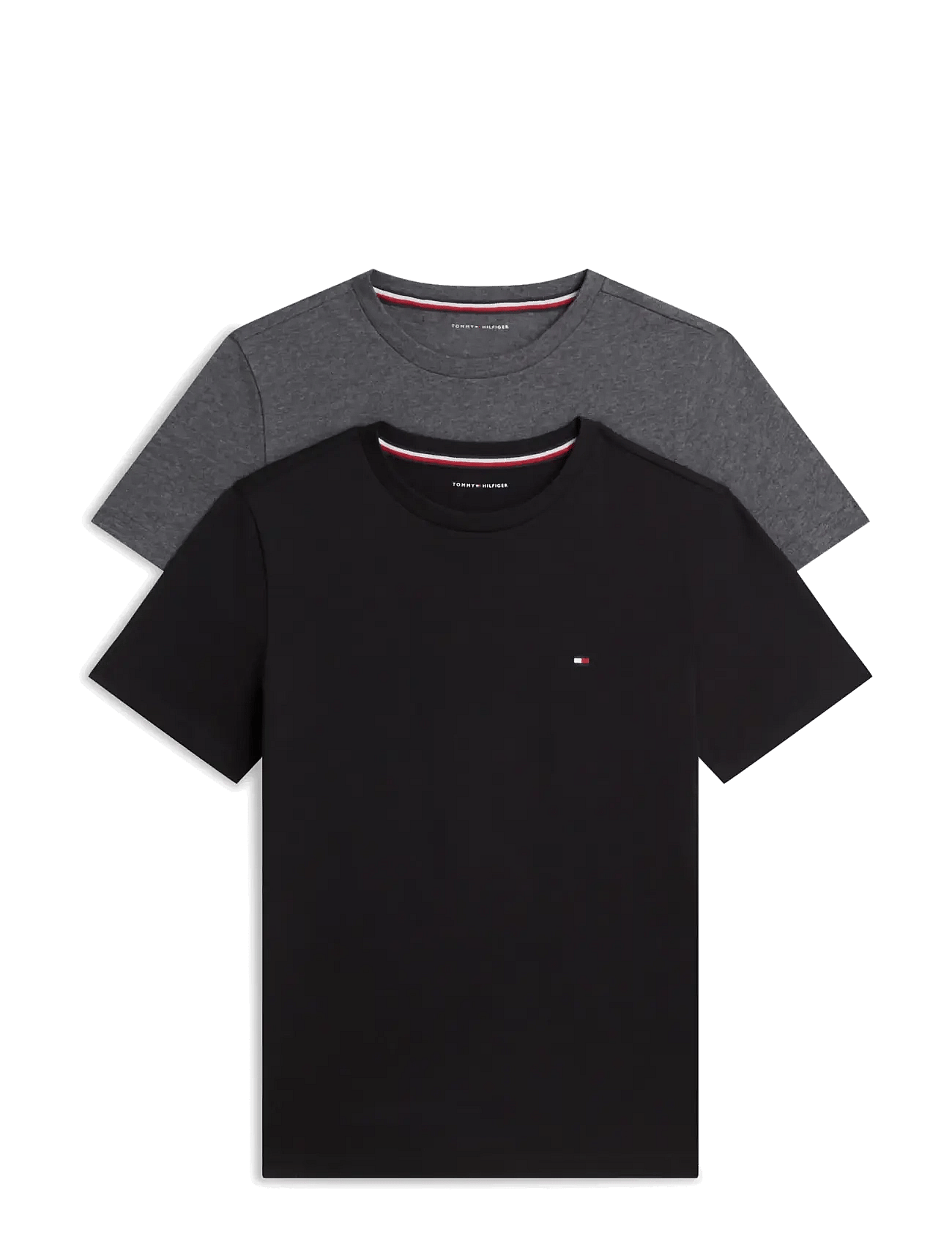 Tommy Hilfiger 2 Pk Ss Tee - Grey - 164-170