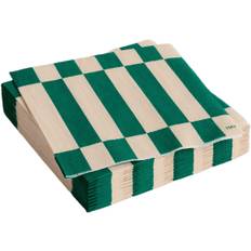 Hay Pattern Napkinsset of 20 Cocktail-off-white and Green Off-white And Green - Bolig hos Magasin