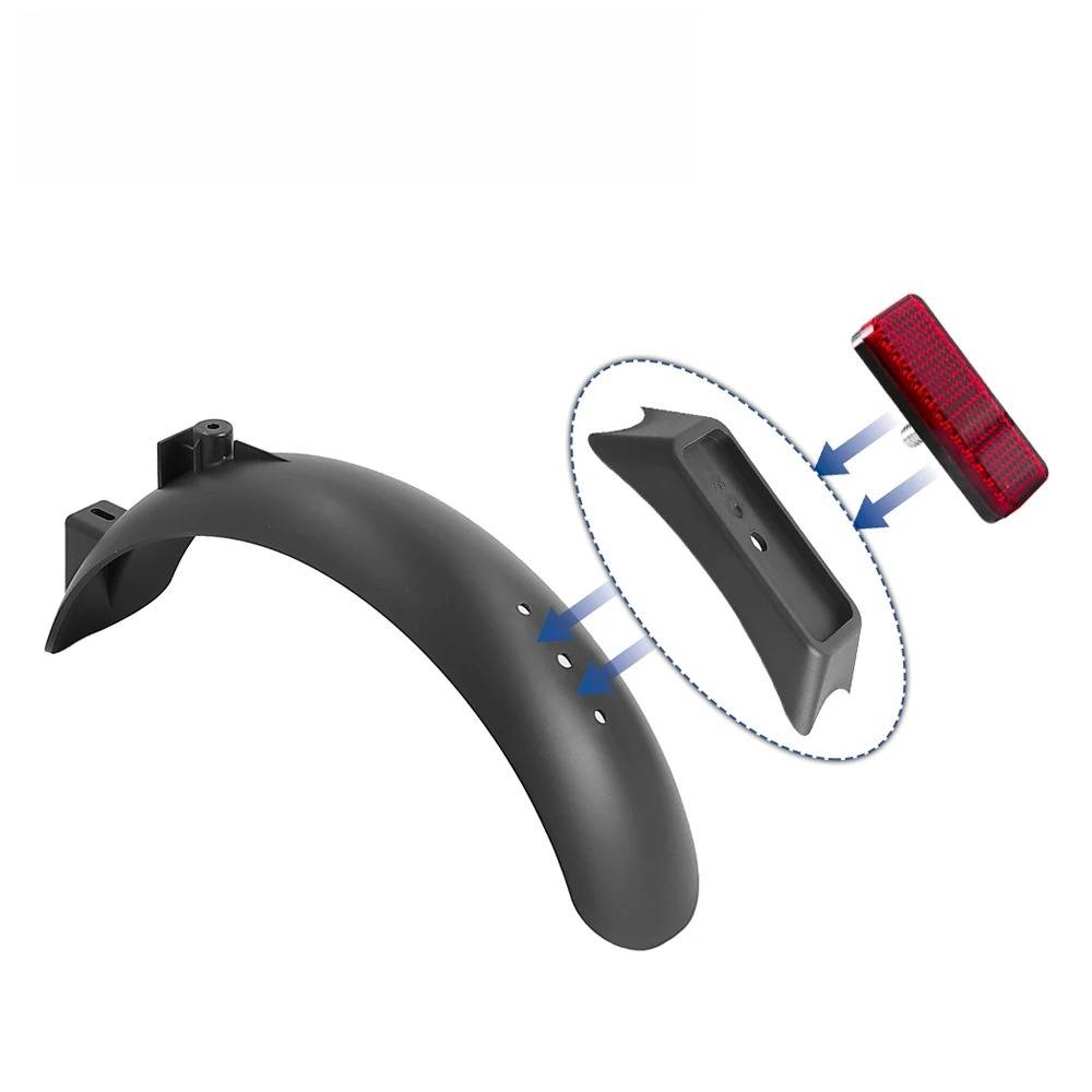 Rear Wheel Fender For Xiaomi 4 Lite (2nd Generation) Electric Scooter 4 Lite 2nd Water Proof Shell Night Reflector Fixed Seat