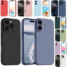 iPhone 16 Pro/ProMax/Plus skal mobilcover silikone / TPU -