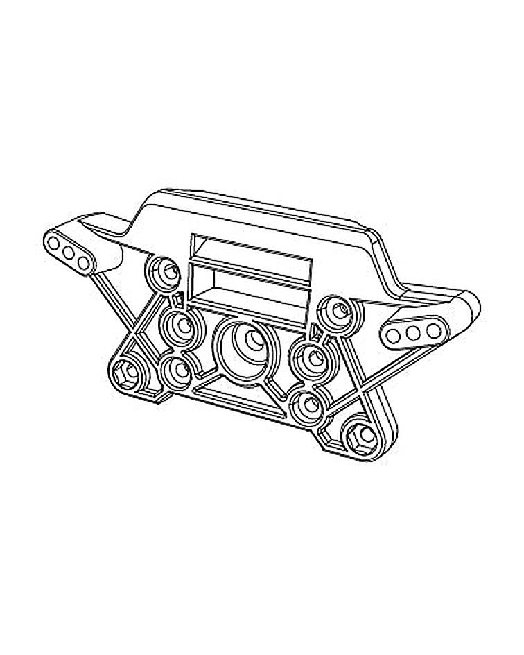 MJX P10270 Front Shock Tower