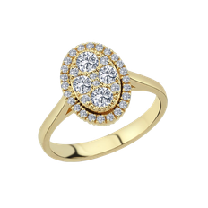 Nuran - Posh Ring m. 0,64ct. W-si - 14 kt. Guld | Plaza