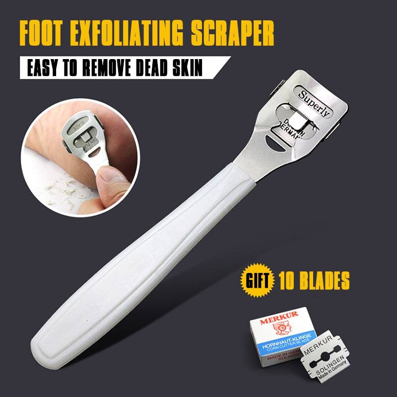 Silica gel handtag fotvård pedikyr maskin hård hud cutter nagelband remover rakblad verktyg