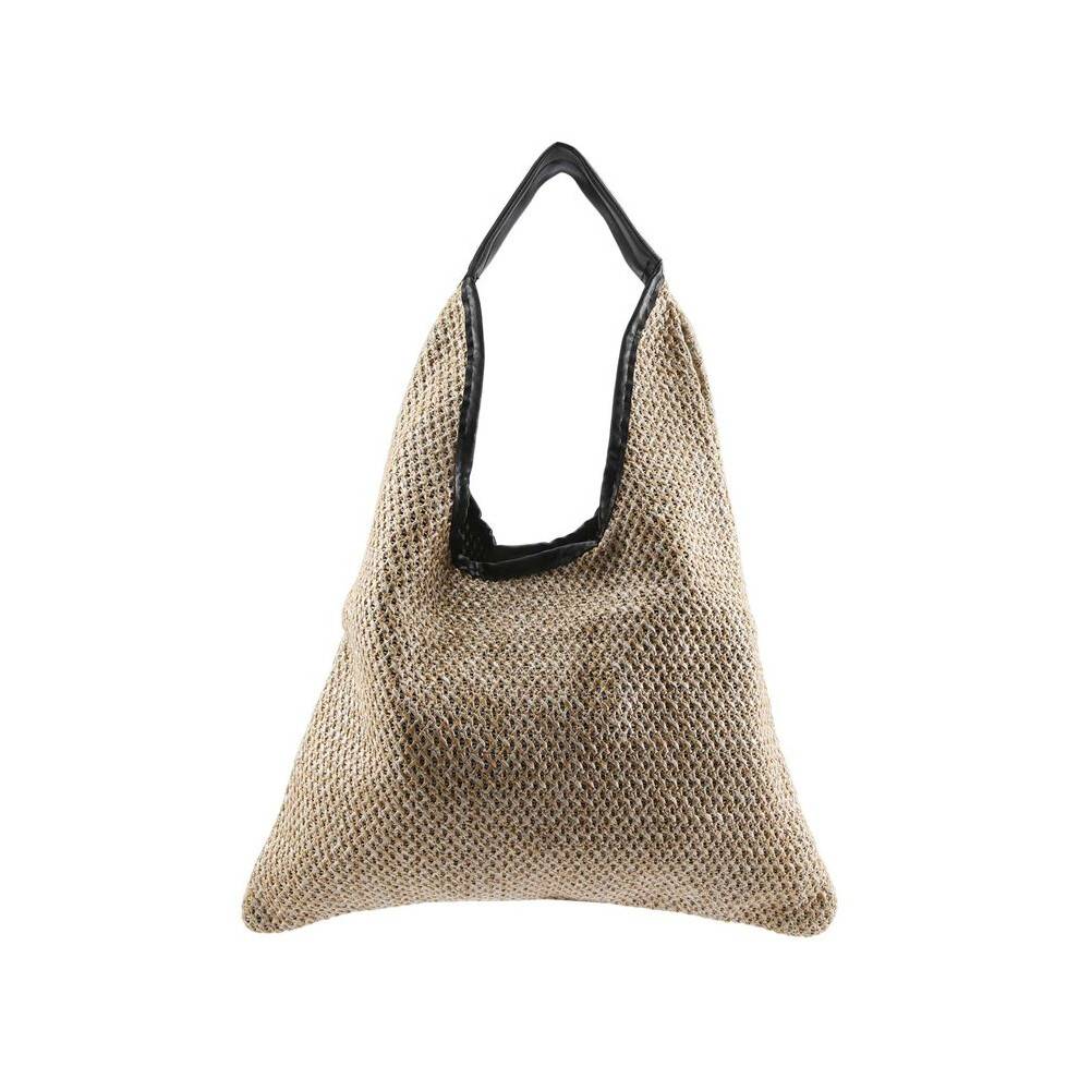 Fashion Women Shoulder Bags Wicker Woven Straw Bag Designer Handbags Large Capacity Tote Female Summer Beach Purse Khaki