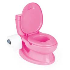Toilet træner med lyd, Lyserød Børnetoilet potte 072528