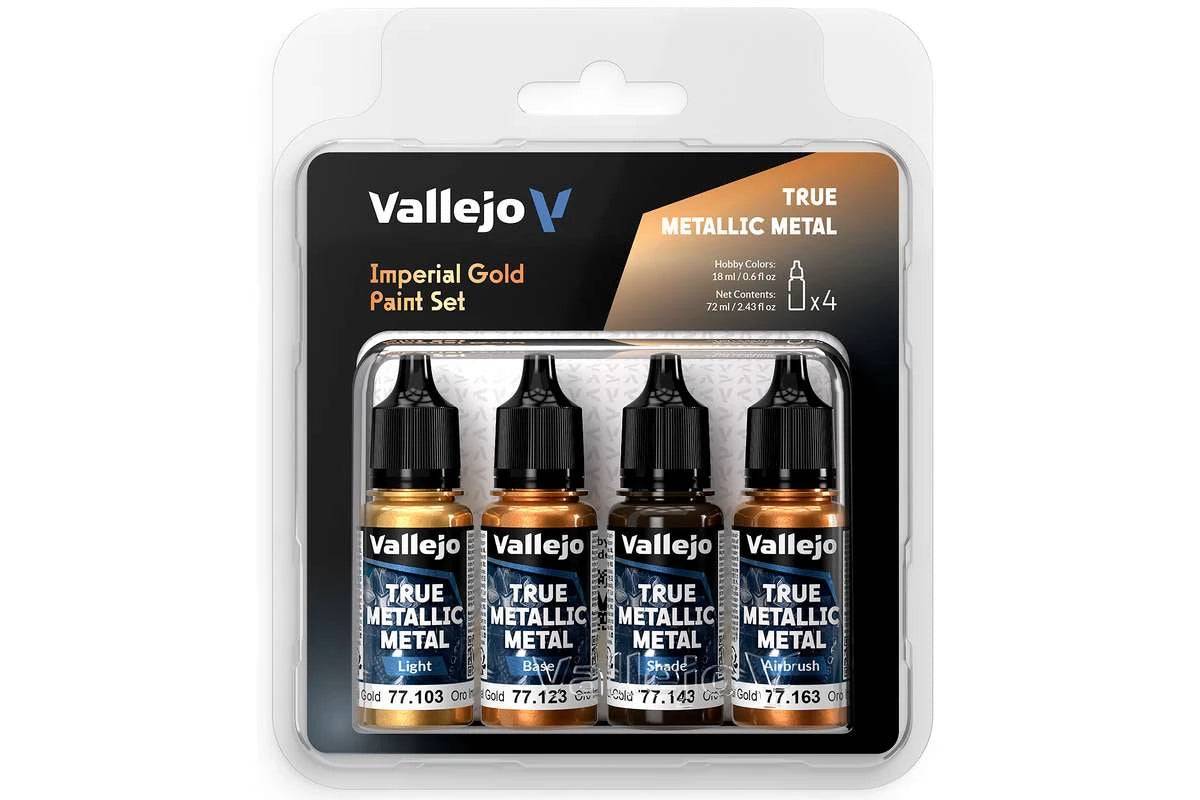 Vallejo True Metallic Metal set Imperial Gold 4x18ml