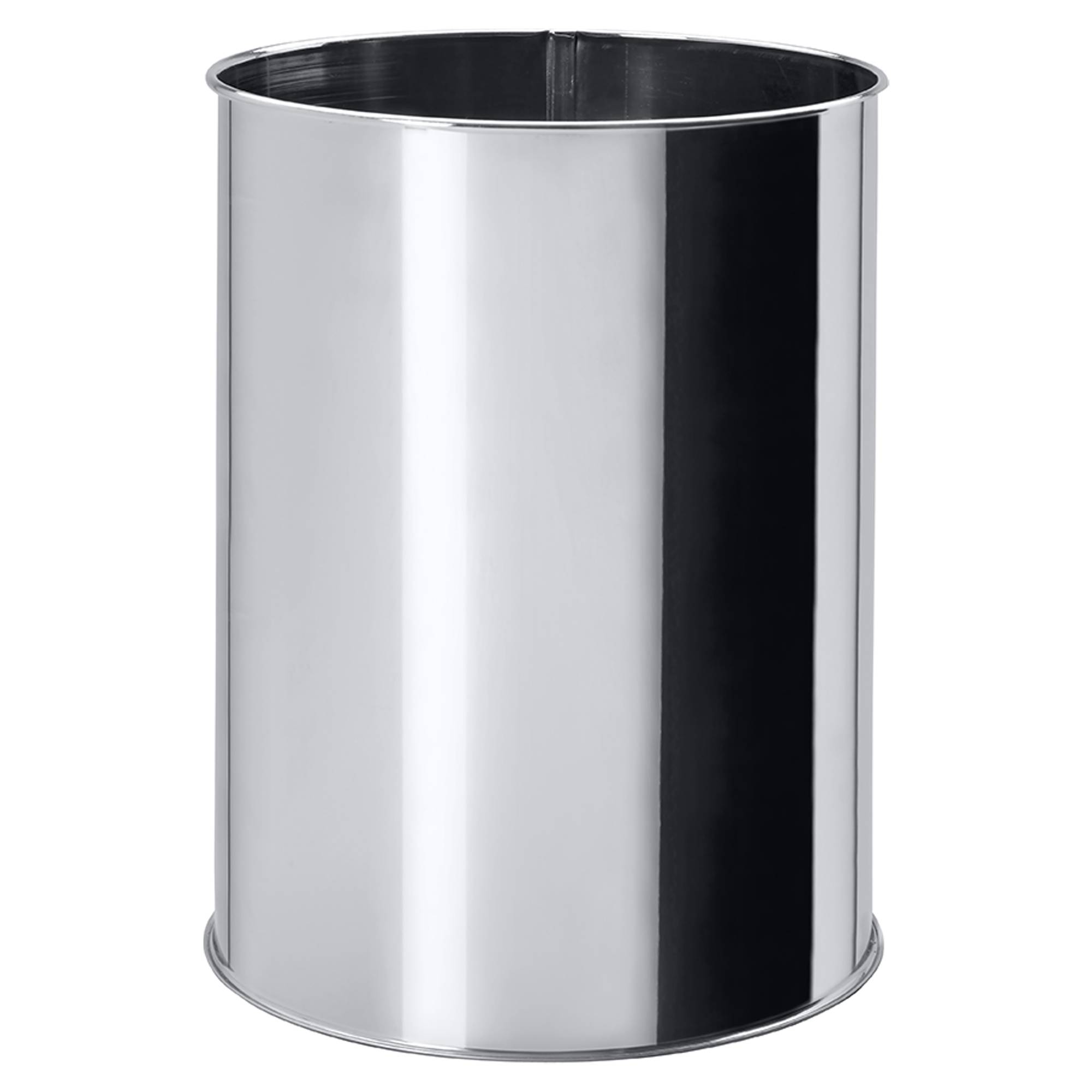 Papperskorg 9 L Krom Blank