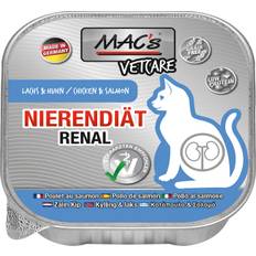 Mac’s Katt Vetcare Chicken Salmon Renal Valuepack 16x100g