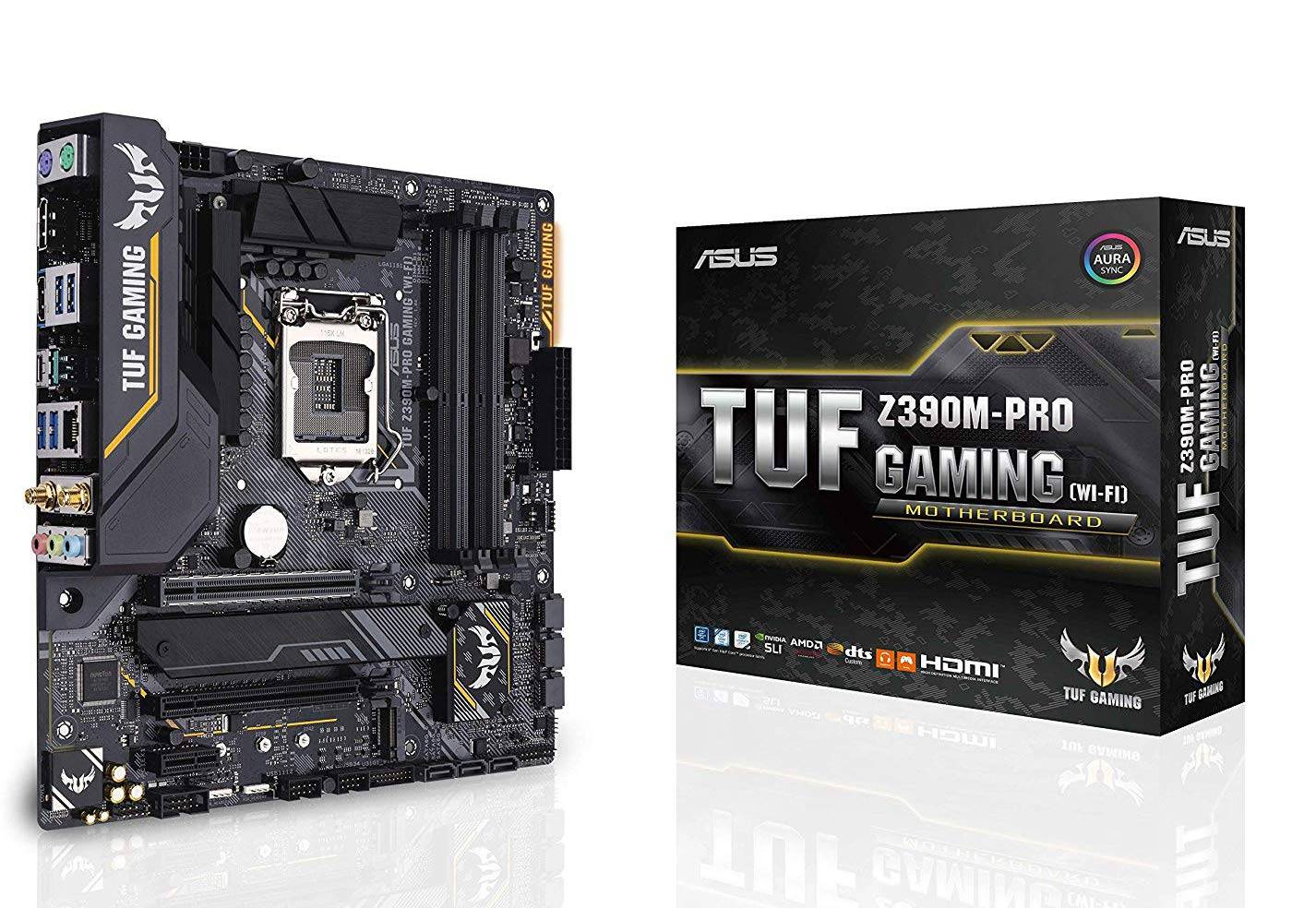 ASUS TUF GAMING MicroATX Motherboard with Intel Z390 and LGA1151 PCI Express Z390M-PRO