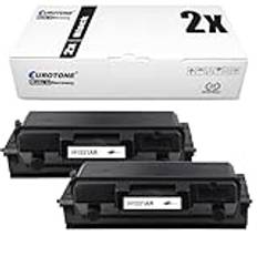 Eurotone 2 x toner W1331X 331X W1331A 331A toner kompatibel med HP Laser 408dn MFP 432fdn med 5 000 sidor [med chip]