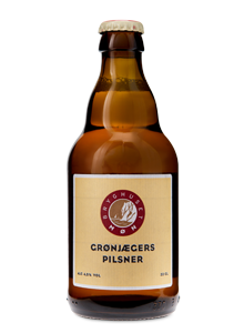Bryghuset Møn Grønjægers Pilsner 33 cl..