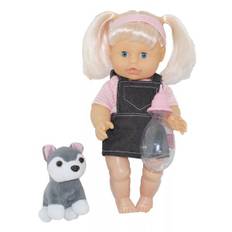 Bambolina: Dukken Nena med lille hund - 36 cm
