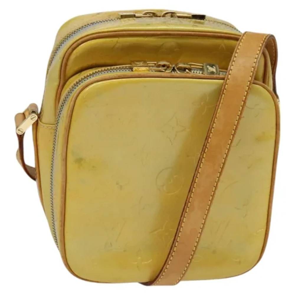 Louis Vuitton Vintage Pre-owned Laeder louis-vuitton-tasker - Vintage - Dame - Gul - ONE SIZE - Uld