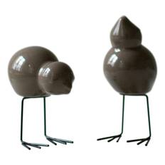 Dbkd Swedish Bird Set 2-pack Shiny Dust - Påskdekorationer Keramik Shiny Dust - 20006ds