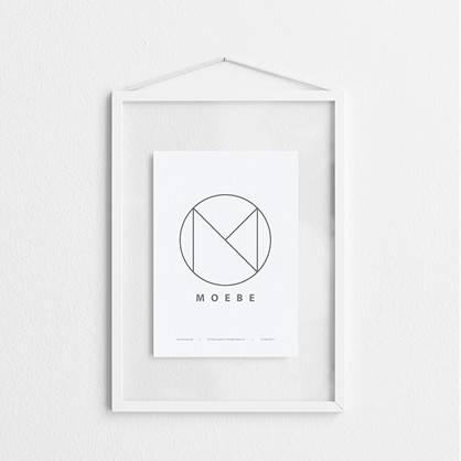 Moebe White Frame A4
