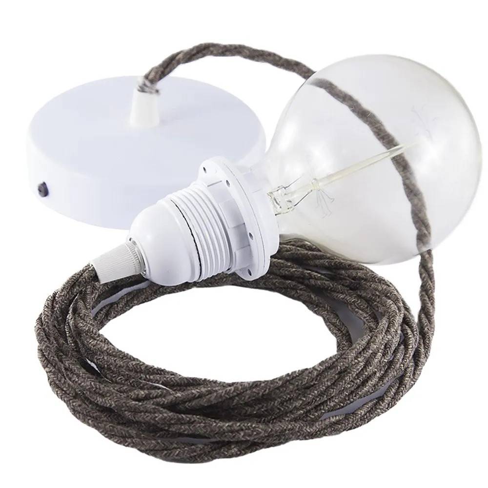 Creative Cables Tn04 50 Cm Hængende Lampe Pendel Til Lampeskærm