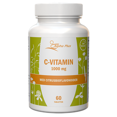 C-vitamin time release, 1000 mg 60 kapslar, Alpha Plus