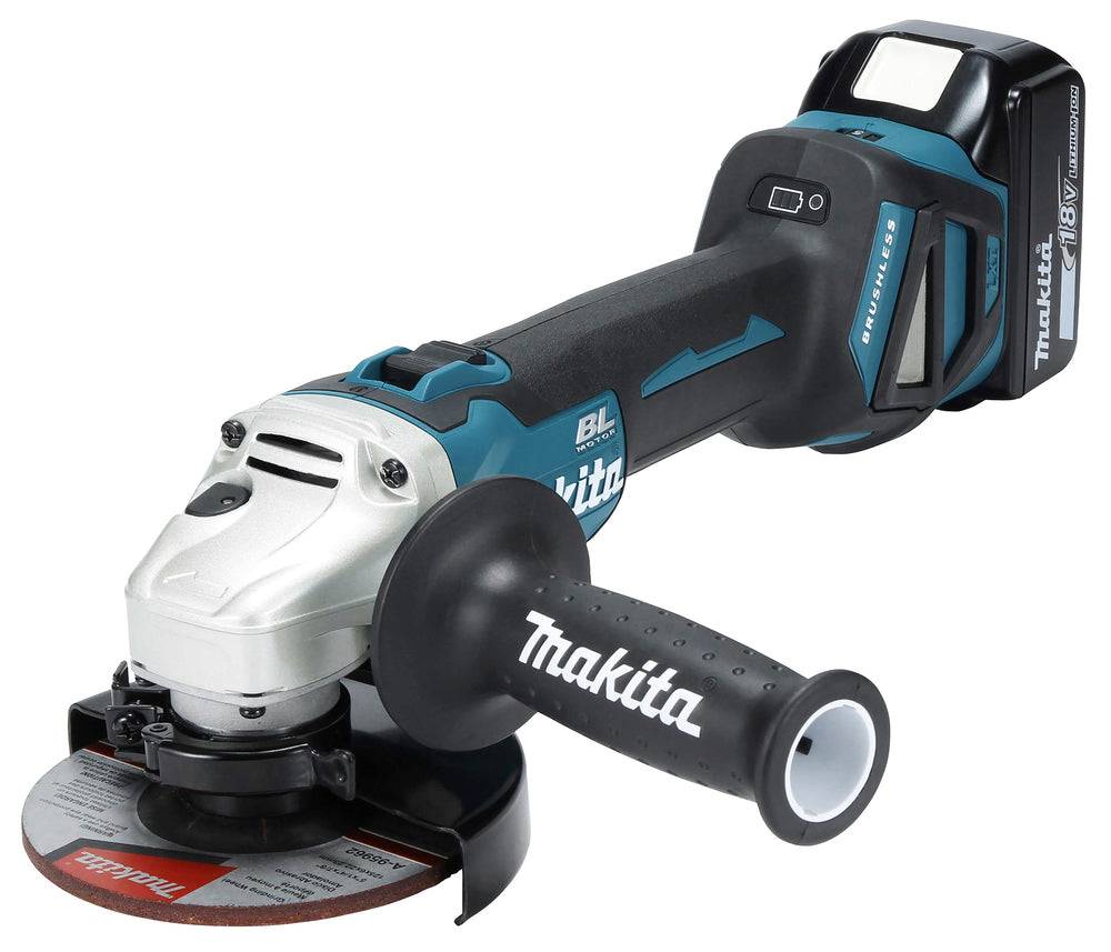 Makita DGA511RT3J 18V LXT Vinkelslip 125 mm – Kit 3x5,0Ah + laddare i Makpac