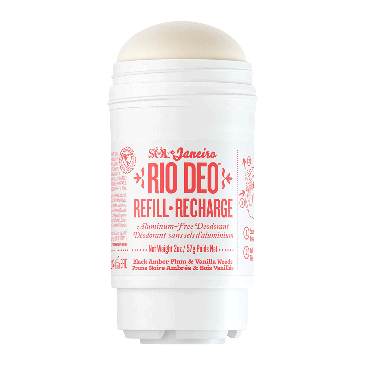 Sol De Janeiro Rio Deo '40 Aluminum-Free Deodorant Refill 57g (57 g).