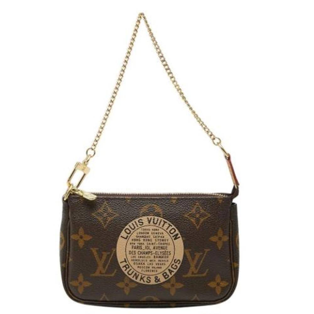 Louis Vuitton Vintage Pre-owned Canvas Mini Taske - Vintage - Dame - Brun - ONE SIZE -