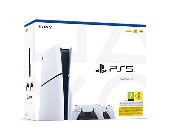 Sony PlayStation 5 Slim + 2 Dualsense - Console.