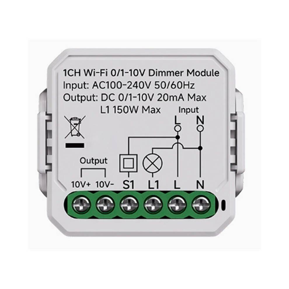 0/1-10V Tuya  Zigbee LED-Dimmerkontroll Push Dimmer  Life APP-Kontroll 100-240V B