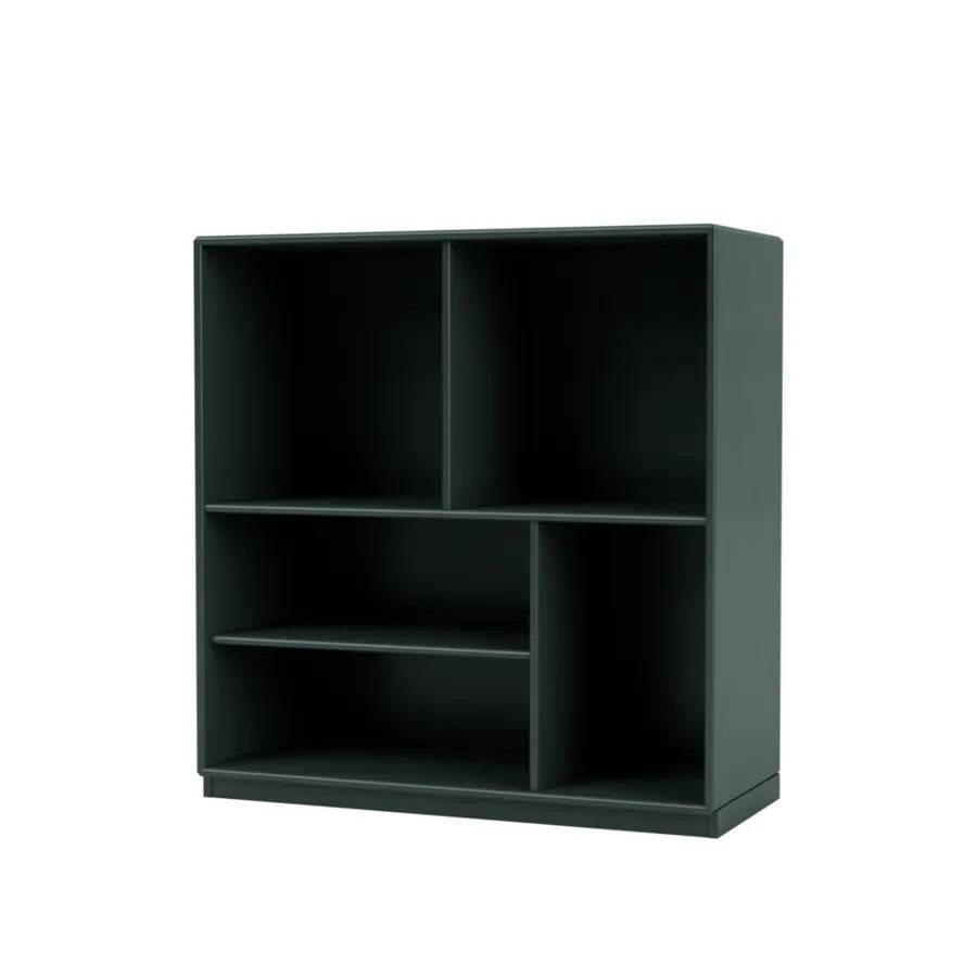 1619 reol inkl. sokkel fra Montana Black Jade / Sokkel 3 cm - Jacobsen Plus