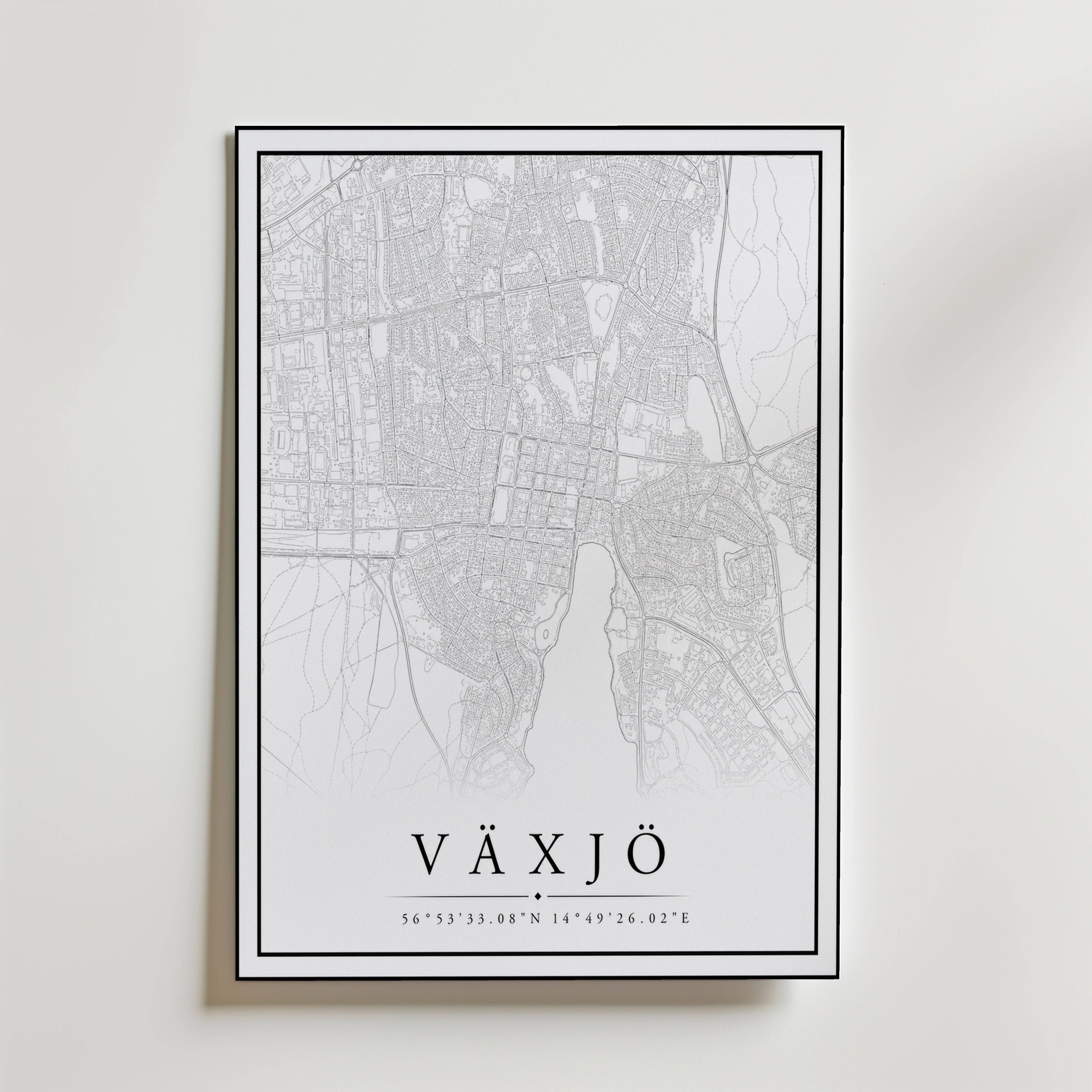V�xj� Karta Poster - Fine Art Poster 13x18 cm