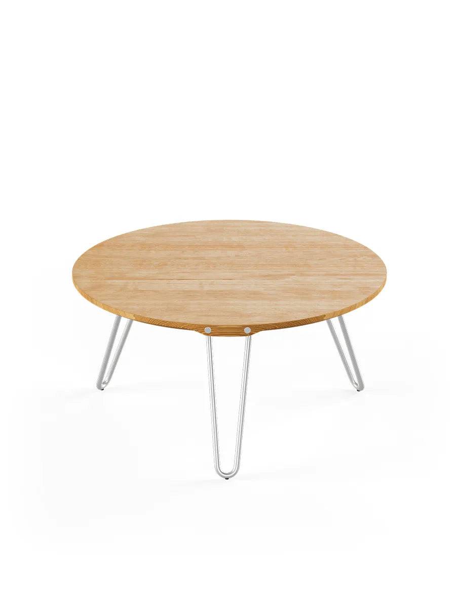 AK1810 Sidebord fra Naver Collection Eg olie / H: 30 cm / Rustfrit stål - Jacobsen Plus