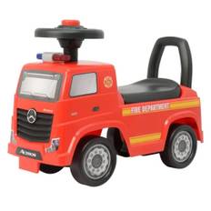 Mercedes Actros Brandbil Gåbil Med Ljus Gåbilar 4778 lekfordon barn röd sport transport