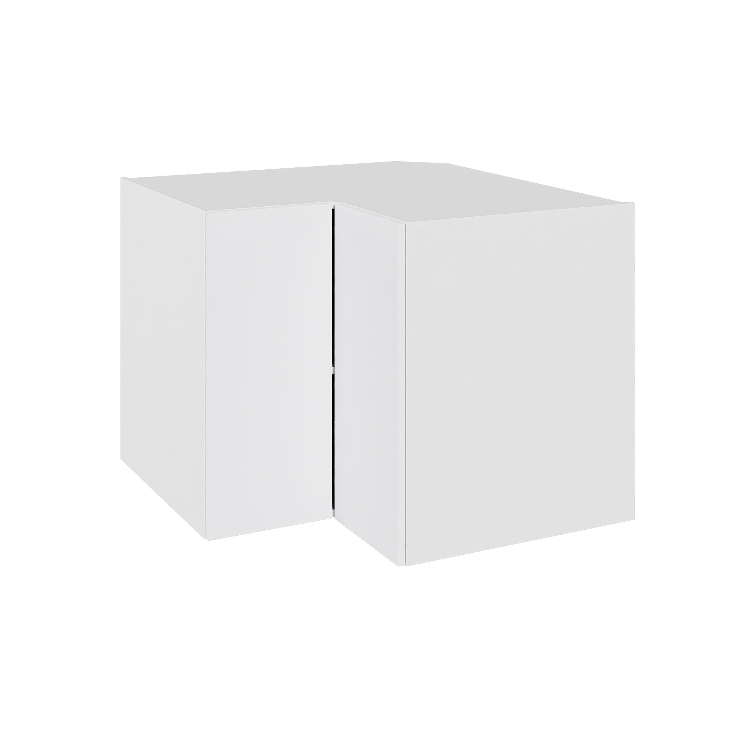 Multi-Living Køkken hjørneskab i Hvid Front knæklåge H: 70,4 cm D: 60,0 cm - 1 låge og 1 hylde - Bredde: 90 cm.