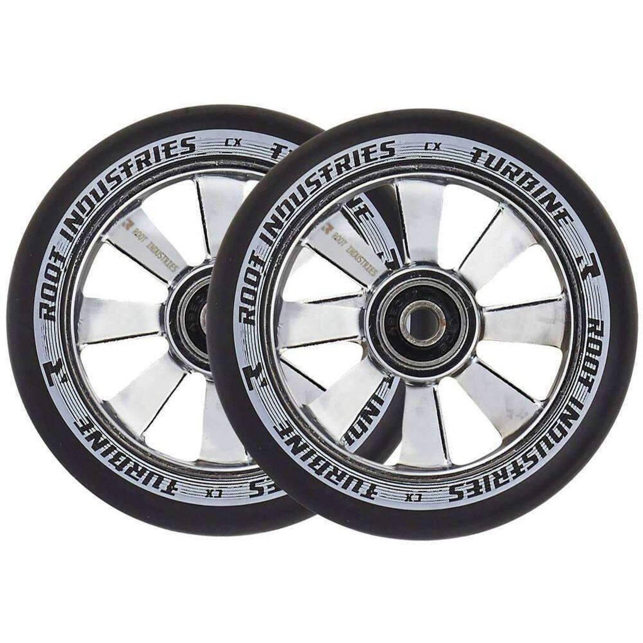 Root Industries Turbine Sort Hjul Til Løbehjul - Chrome