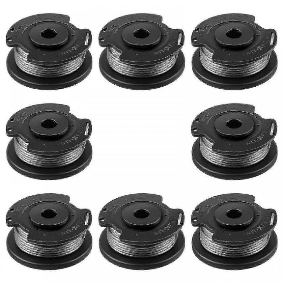8-pak F016800569 erstattet spoel til græstrimmer, kompatibel med Bosch EasyGrassCut 23, 26, 18, 18-230, 1