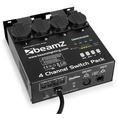 BeamZ DMX004DII 4 Channel Switch Pack, BeamZ 4-kanaler Switchpack DMX512 Ljusorgel