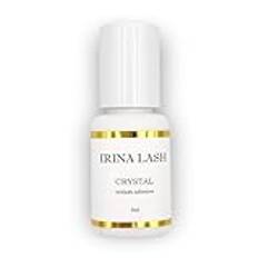 Ögonfranslim hår till hår Volym Crystal, Hygienisk registrering, Snabbtork 1 sek, 7 veckors håll, 5 ml svart för förlängningar - Irina Lash