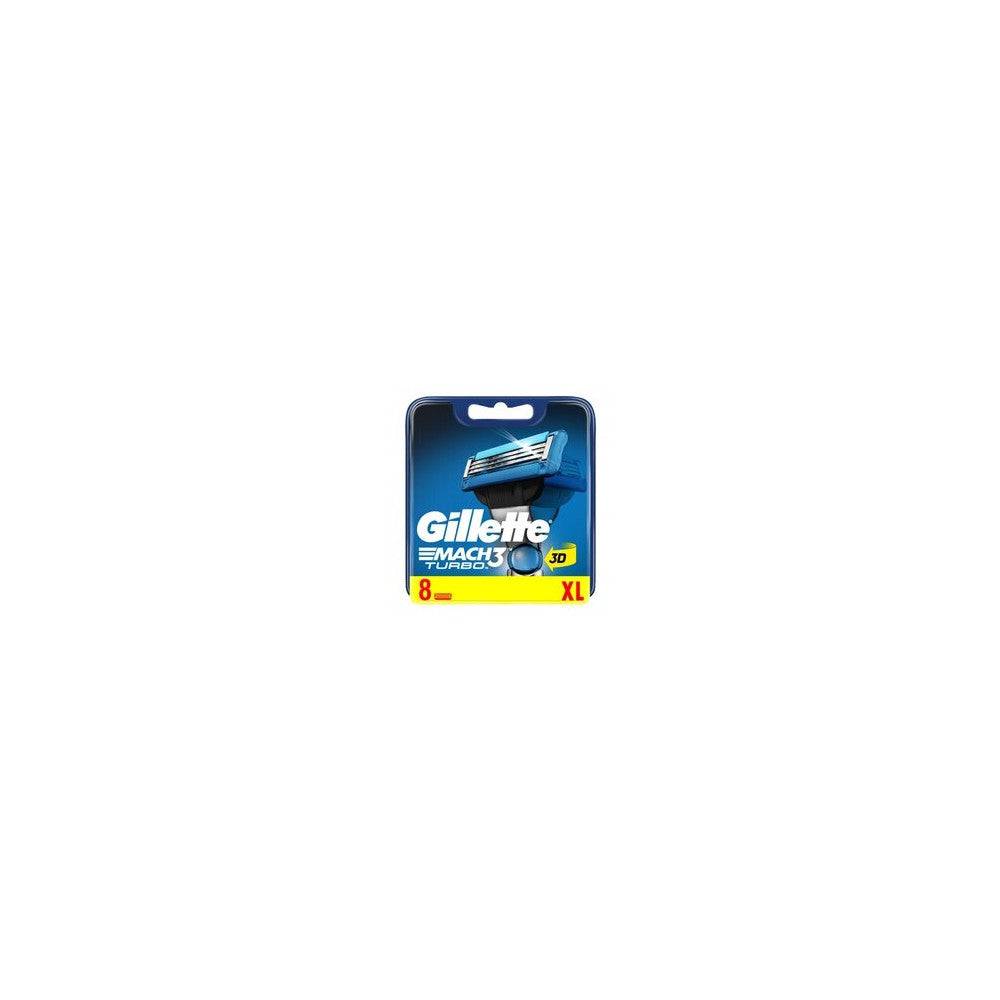 Gillette Mach 3 Turbo 8 pezzi — Testine di ricambio rasoio