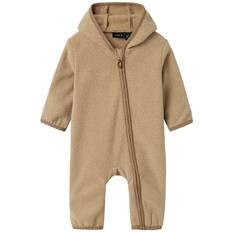 Name It Fleeceoverall - NbnMeeko - Timber Wolf - Name It - 62/68 - Fleeceoverall