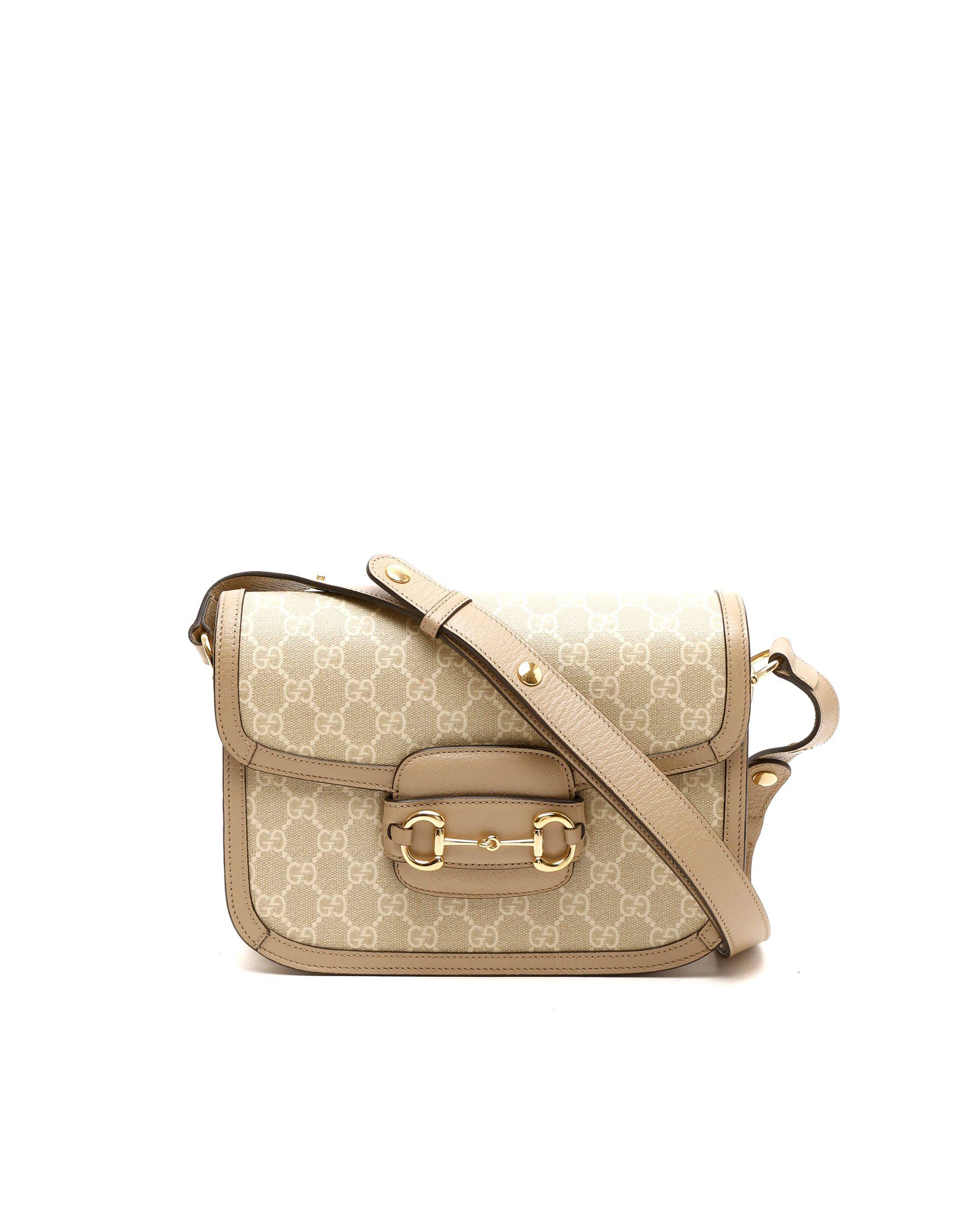 Gucci GG Horsebit 1955 Bag - Beige (One Size)